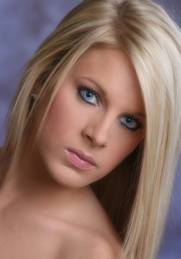 Senior picture headshot. The details come together to make this head shot perfect.