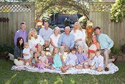 Family Portrait photography in Tuscaloosa, Alabama at the families home. Taken by a Tuscaloosa photographer.